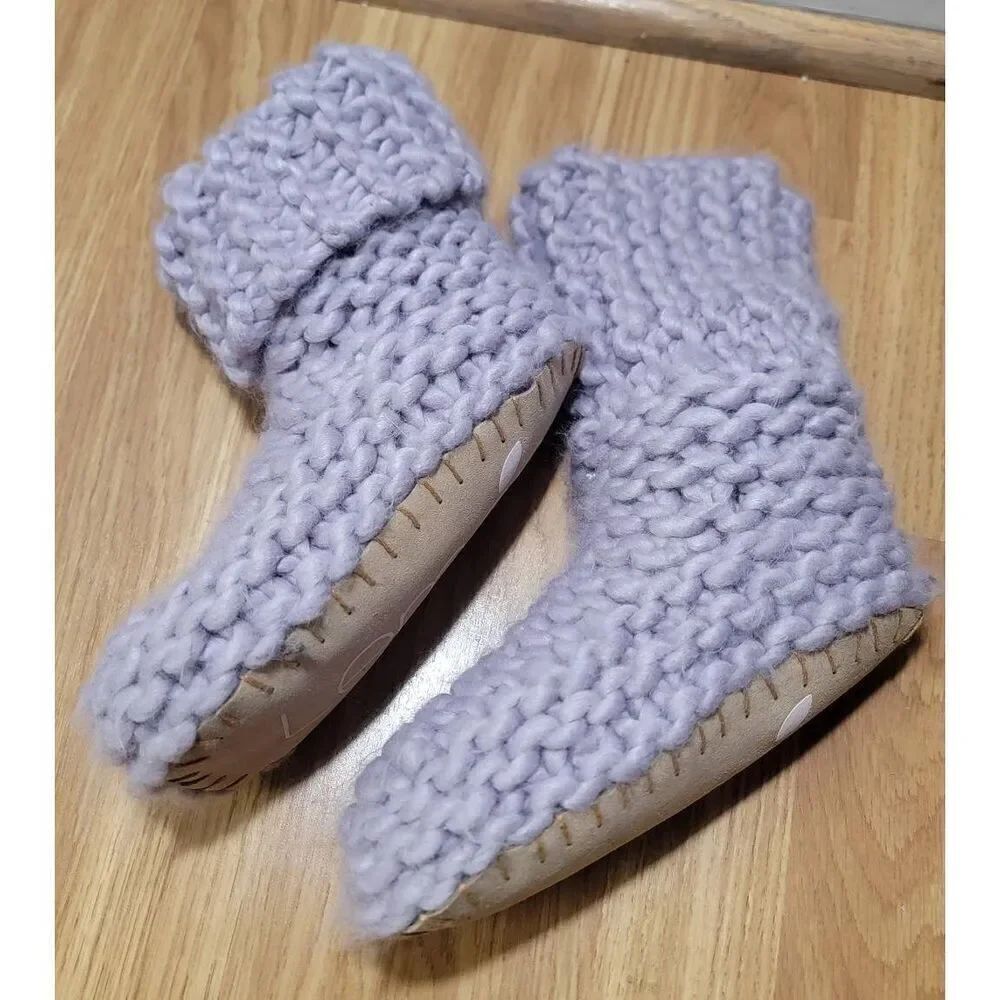 Lemon Cabin Cuffed Booties S/M - Picture 2 of 6